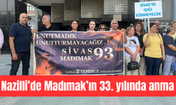 Nazilli'de Madımak anması: “Unutmadık, Unutturmayacağız"