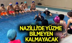 Nazilli Yarı Olimpik Yüzme Havuzu'nda yaz eğitimleri sürüyor