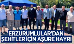 Aydın'daki Erzurumlular şehitler için aşure hayrı yaptı