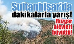 Sultanhisar'da bir anda alevler yükseldi! Bölge alarmda