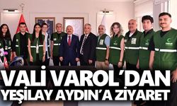 Vali Varol’dan Yeşilay Aydın’a ziyaret