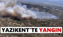 Bozdoğan Yazıkent'te yangın