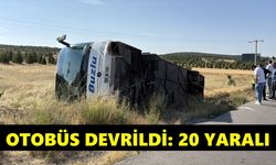 Yolcu otobüsü şarampole uçtu: Çok sayıda yaralı var