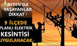 Aydın’da yaşayanlar dikkat