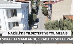Nazilli’de Yıldıztepe’ye yol mesaisi