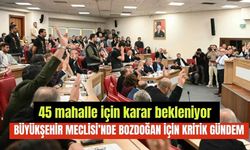 Büyükşehir Meclisi’nde Bozdoğan için kritik gündem