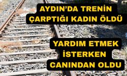 Aydın'da trenin çarptığı 48 yaşındaki kadın öldü