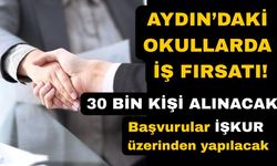 Okullarda 30 bin kişi istihdam edilecek