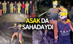 ASAK ekipleri Çine yangınında ilk günden itibaren sahadaydı