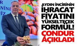 Aydın incirinin ihracat fiyatını yükseltecek formül! Çondur açıkladı