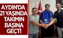 Aydın'da 21 yaşında futbolu bırakıp antrenör oldu