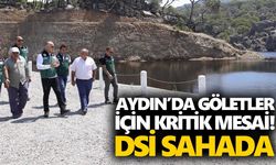 Aydın’da göletler için kritik mesai! DSİ sahada