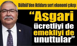 Bülbül, asgari ücret ve emekli üzerinden iktidarı hedef aldı!