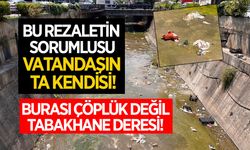 Aydın'da Tabakhane Deresi yine çöplüğe döndü!