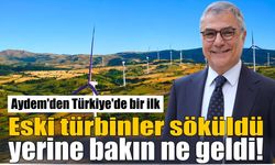 Eski türbinler söküldü, yerine bakın ne geldi! Aydem'den dev dönüşüm