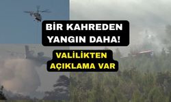 Ormanlık alanda çıkan yangın ekipleri seferber etti