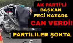 Otomobiller kafa kafaya çarpıştı: AK Parti'li başkan can verdi