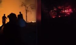 Bozdoğan’da gece korkutan yangın! Ekipler alarma geçti