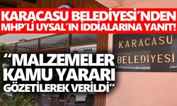 Karacasu Belediyesi’nden MHP'li Uysal’ın iddialarına yanıt!
