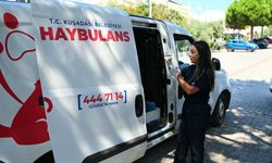 Kuşadası’nda Haybulans 10 bin 138 can dostun yardımına koştu