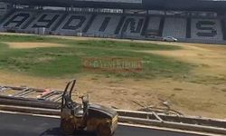 Aydın Adnan Menderes Stadı'nda dikkat çeken detay! Koltuklarda logo, zeminde soru işareti
