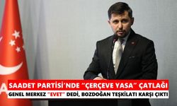 Saadet Partisi’nde “Çerçeve Yasa” çatlağı!