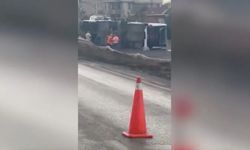 Servis otobüsü devrildi: 15 kişi yaralandı