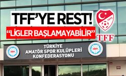 TASKK'tan TFF'ye rest! "Bu sezon ligler başlamayabilir"