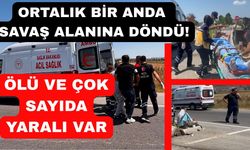 Otomobiller çarpıştı: 1 ölü, 5 yaralı