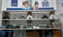 Aydın'da 'Ada Kıyafet Evi' Kuşadalı çocukların daima yanında