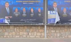 Başkan Maraş'ın afişlerine çirkin saldırı