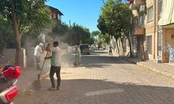 Cumhuriyet Mahallesi güne tertemiz uyandı