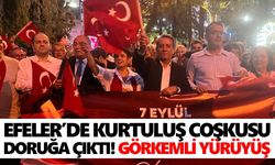 Efeler’de kurtuluş coşkusu doruğa çıktı! Görkemli yürüyüş