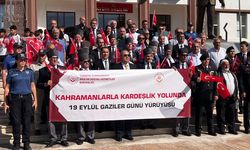 Aydın’da gazilere vefa yürüyüşü