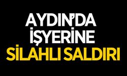 Aydın'da işyerine silahlı saldırı