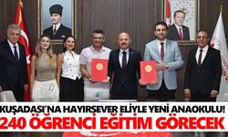 Kuşadası’na hayırsever eliyle yeni anaokulu! 240 öğrenci eğitim görecek