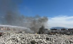 Nazilli’de stadyum yangını paniğe neden oldu