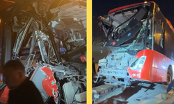 Belediye otobüsünün kaza yapması sonucu 24 kişi yaralandı