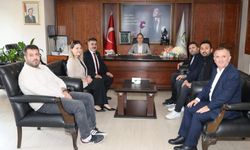 CHP Nazilli'den Kaymakam Kan'a ziyaret