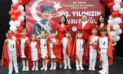 Didim’de miniklerin Cumhuriyet coşkusu