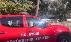 Aydın’da yemek yaparken korku dolu anlar!
