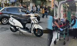 Nazilli’de kavşakta kaza! Motosiklet sürücüsü yaralandı