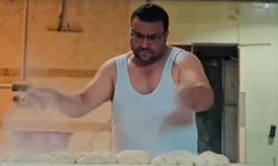 Nazillili fırıncı Hüseyin Pişken kamera karşısında şov yaptı