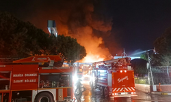 Organize sanayi bölgesindeki fabrikada yangın