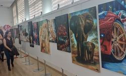 Aydın’da resim atölyesi sergisi açıldı