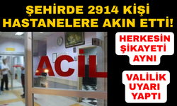 Hastanelere 2 bin 914 kişi başvurdu: Valilik uyarı yaptı