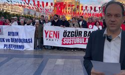 Aydın’da Halk TV’ye kayyum kararına protesto