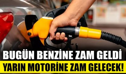 Benzine zam geldi, motorine zam yolda!