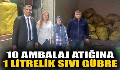Aydın’da üreticilere atık toplama teşviki sürüyor