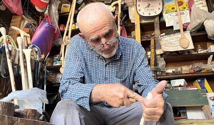 Tekirdağ'da bir çiftçi 22 yıldır ağaç oymacılığıyla uğraşıyor